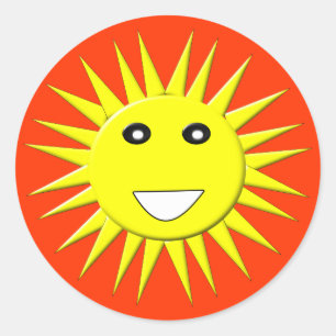 Rond Sticker brillant