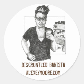 Rond Sticker Burnt Bradley