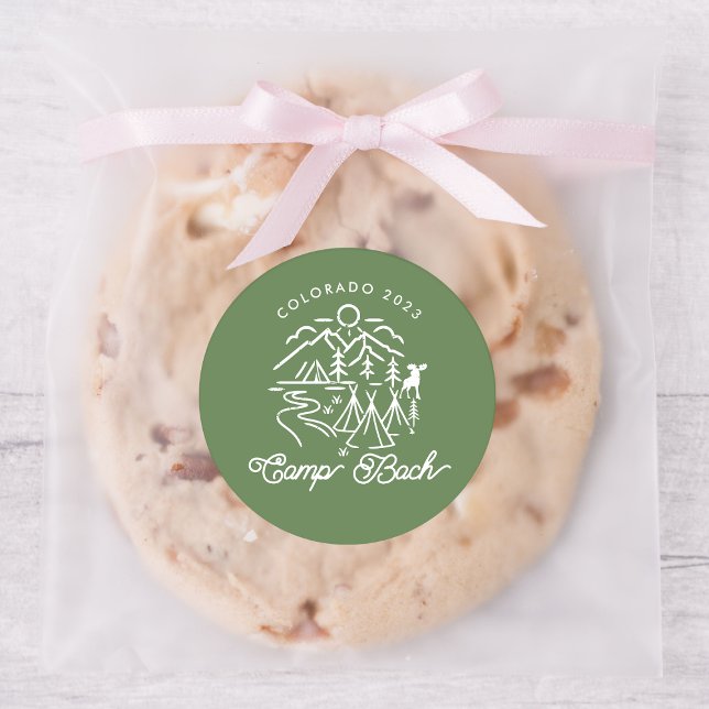 Rond Sticker Camp Bachelorette (Créateur téléchargé)