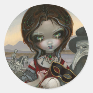 Rond Sticker "Carnevale di Morte"
