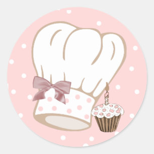 Rond Sticker Casquette du chef lunatique