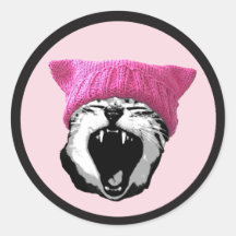 Sticker casquette-Pussy - 3"
