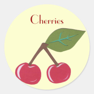 Rond Sticker cerise