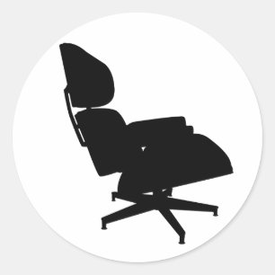 Rond Sticker chaise Eames Lounge