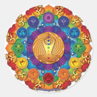 Rond Sticker chakras