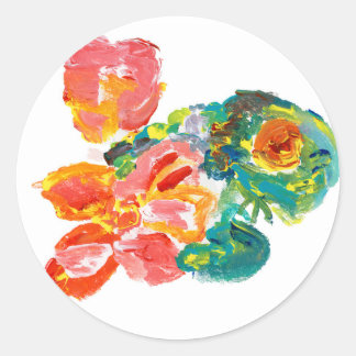 Rond Sticker Chameleon