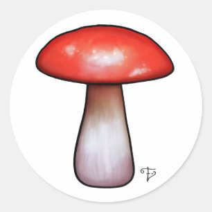 Rond Sticker champignon de l'atelier Elfland