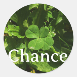 Rond Sticker Chance