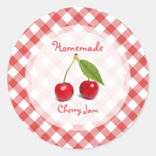 Rond sticker Cherry Jam