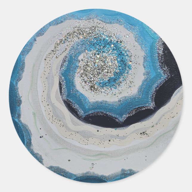 Rond Sticker chrétien de l'art culte (Devant)