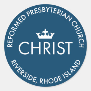 Rond Sticker Christ RPC grand