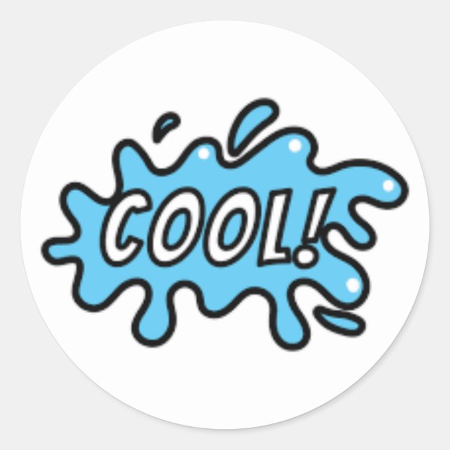 Rond Sticker cool (Devant)