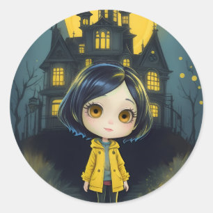 Rond Sticker Coraline