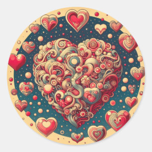 Rond Sticker Cosmique