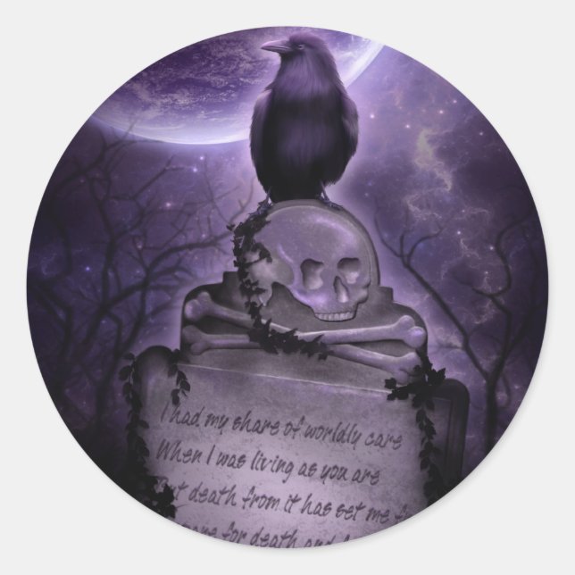 Rond Sticker Crow Spirit (Devant)