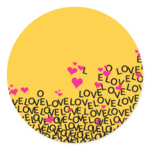 Sticker d'amour de la Saint Valentin
