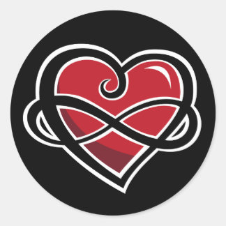 Rond Sticker d'amour infini