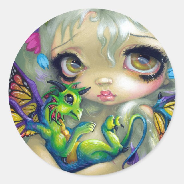 Rond Sticker "Darling Dragonling IV" (Devant)