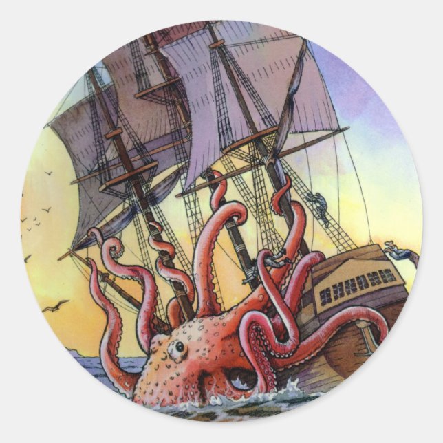 Rond Sticker d'attaque Kraken (Devant)