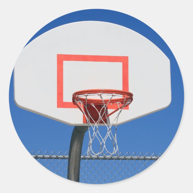 Rond Sticker de but de basket-ball (Devant)