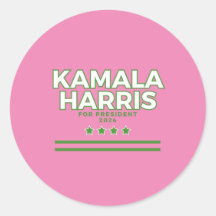 Sticker de campagne présidentielle Kamala Harris 2