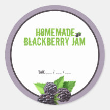 Sticker de canne à confiture de Blackberry fait ma