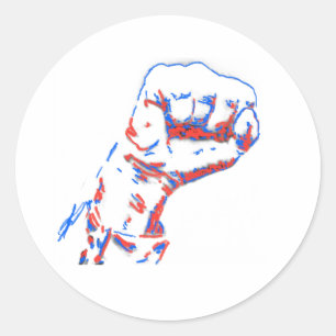 Rond Sticker de combat Trump