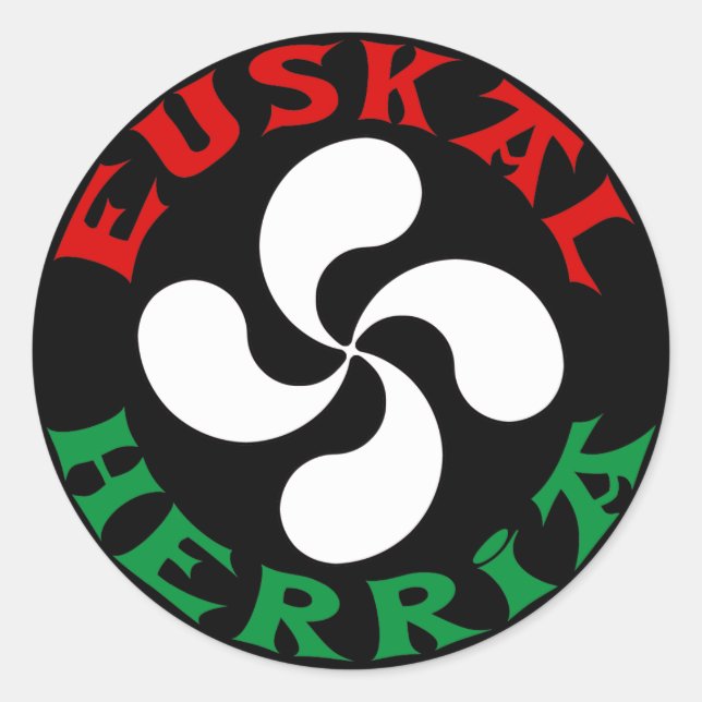 Rond Sticker de croix basque (Devant)