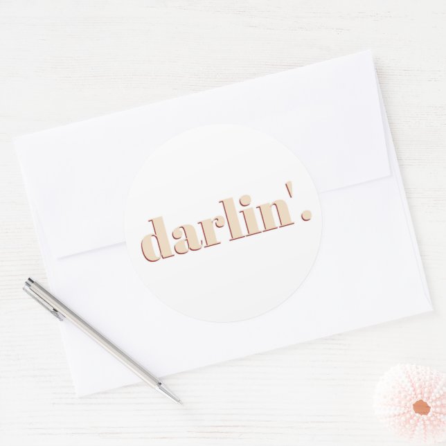 Rond Sticker de Darlin (Enveloppe)