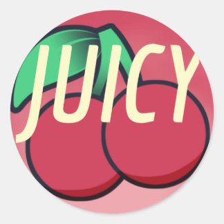 Rond Sticker de datation juteux