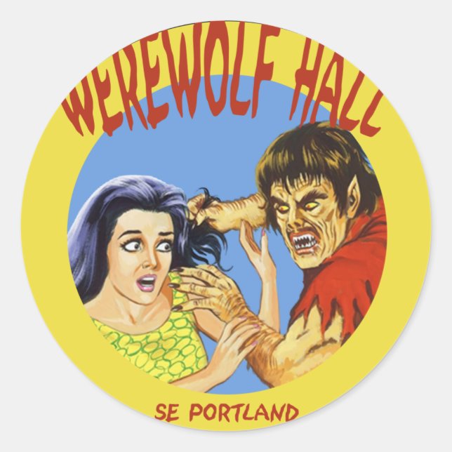 Rond Sticker de dessin (Devant)