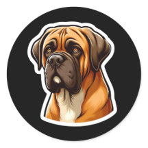 Sticker de dessin Mastiff