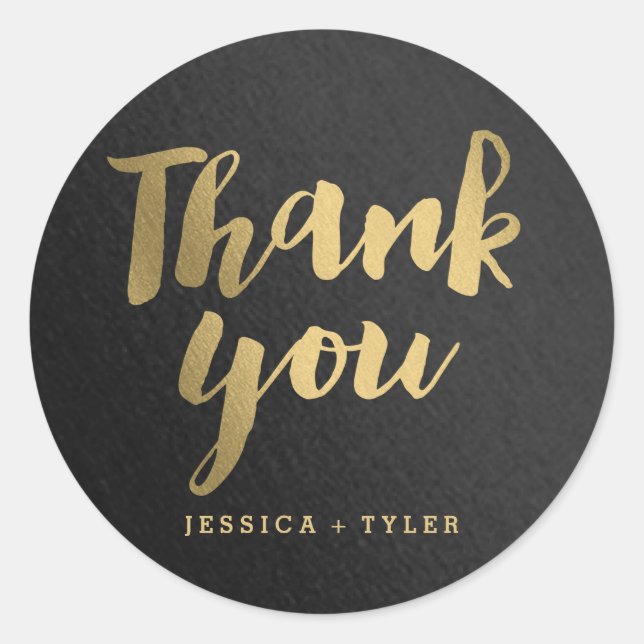 Rond Sticker de faveur de mariage de la promesse brilla (Devant)