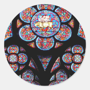 Rond Sticker de fenêtre en verre tendu