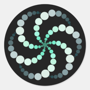 Rond Sticker de géométrie sacrée