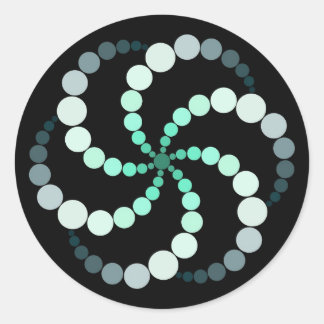 Rond Sticker de géométrie sacrée