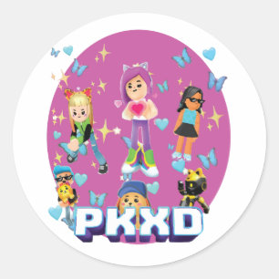 Rond Sticker de joueur mignon coloré pour les enfants, 