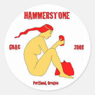 Rond Sticker de la bande de Hammerston