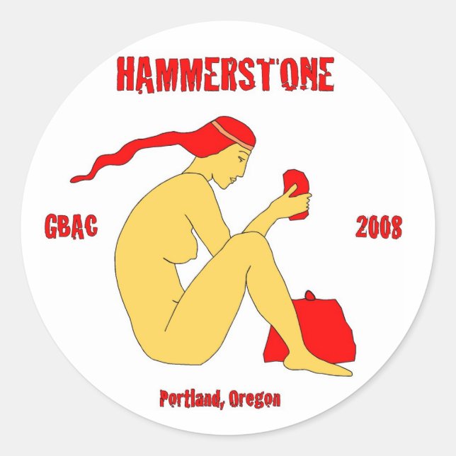 Rond Sticker de la bande de Hammerston (Devant)