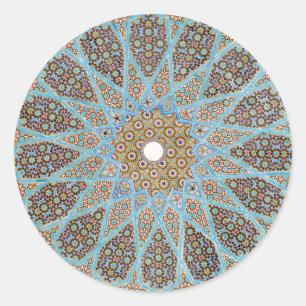 Rond Sticker de la calligraphie islamique