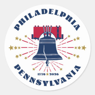 Rond Sticker de l'America's Anniversary Liberty Bell 17