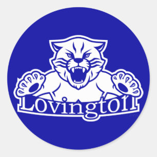 Rond Sticker de Lovington Wildcats