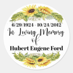 Rond Sticker de Memoriam