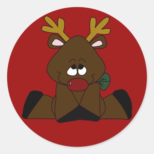 Rond Sticker de Noël (Devant)