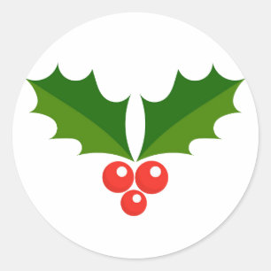 Rond Sticker de Noël aux baies vitrées