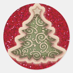 Rond Sticker de Noël - SRF