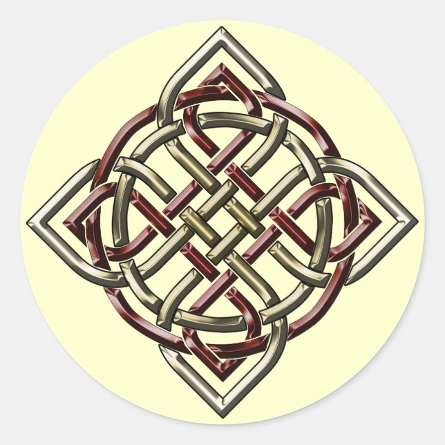 Rond Sticker de noeud Celtic Shield (Devant)