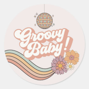 Rond Sticker de préférence pour Baby shower super