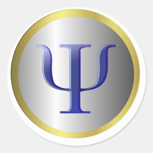 Rond Sticker de psychologie (Devant)
