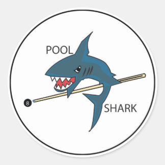 Rond Sticker de requin de piscine